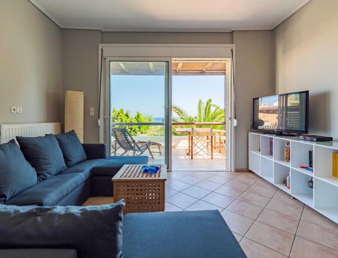 Windsurfing Seaside Apartment Artemida Eksteriør bilde